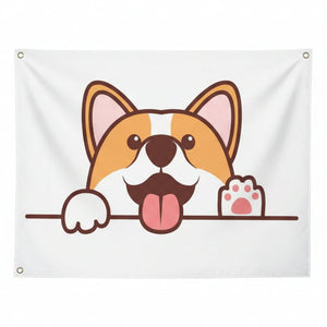 Cute Dog Flags - 90x150cm(3x5ft) - 60x90cm(2x3ft)