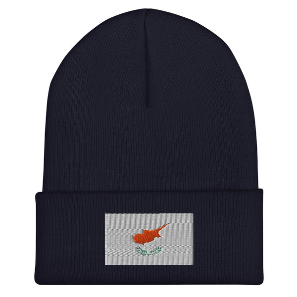 Cyprus 1960-2006 Flag Beanie - Embroidered Winter Hat