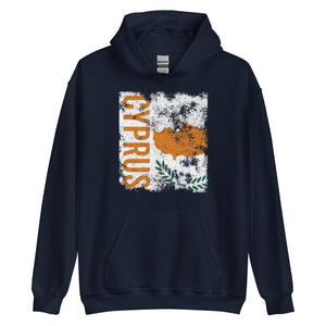 Cyprus Flag - Distressed Flag Hoodie