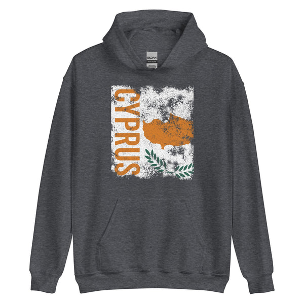 Cyprus Flag - Distressed Flag Hoodie