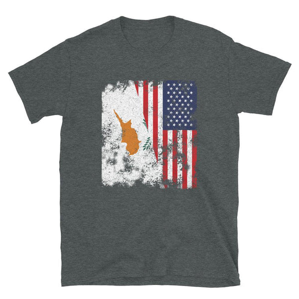 Cyprus 1960-2006 USA Flag T-Shirt