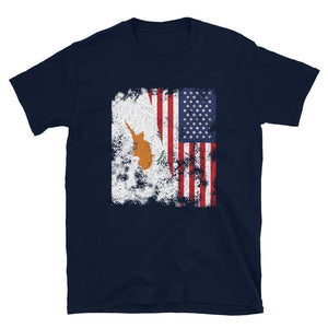 Cyprus 1960-2006 USA Flag T-Shirt