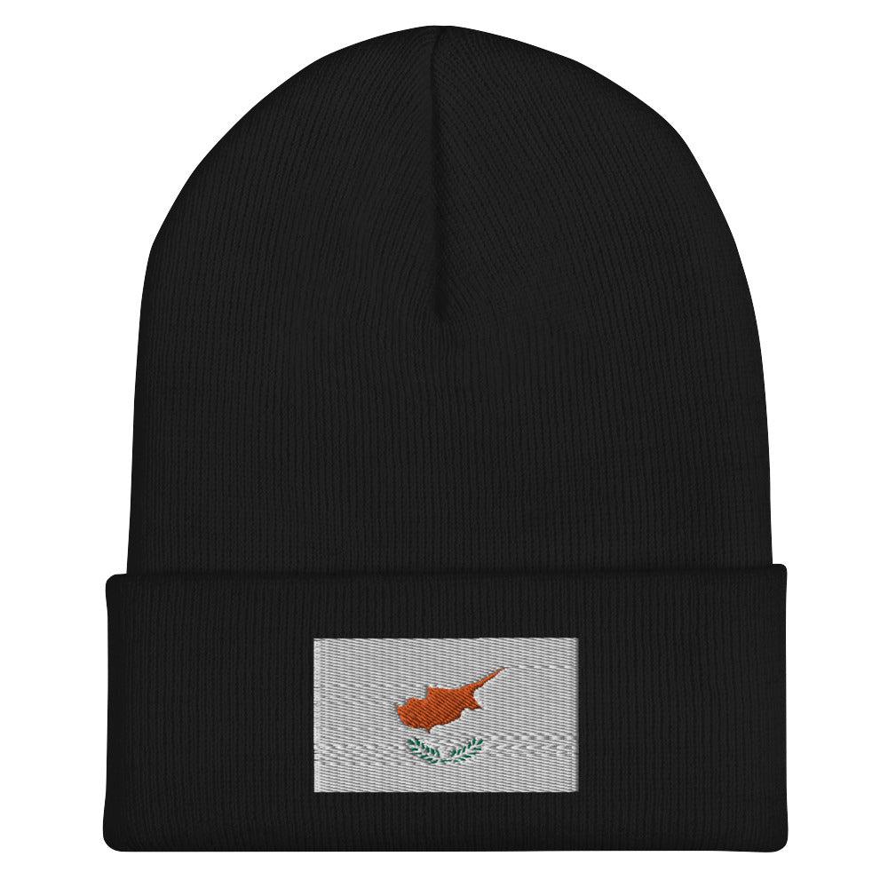 Cyprus Flag Beanie - Embroidered Winter Hat