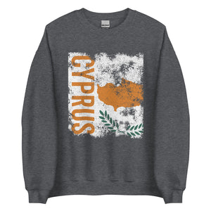 Cyprus Flag - Distressed Flag Sweatshirt