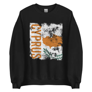 Cyprus Flag - Distressed Flag Sweatshirt