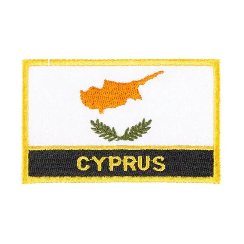 Cyprus Flag Patch - Sew On/Iron On Patch