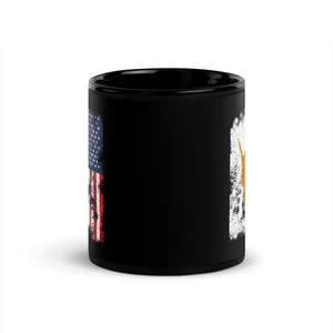 Cyprus USA Flag Mug