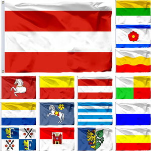 Czech Republic City & Region Flags - 90x150cm(3x5ft) - 60x90cm(2x3ft)