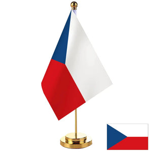 Czech Republic Desk Flag - Small Office Table Flag