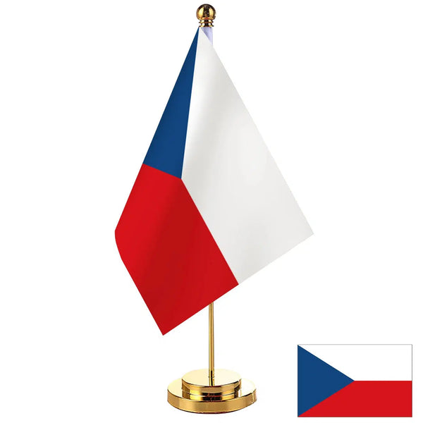 Czech Republic Desk Flag - Small Office Table Flag