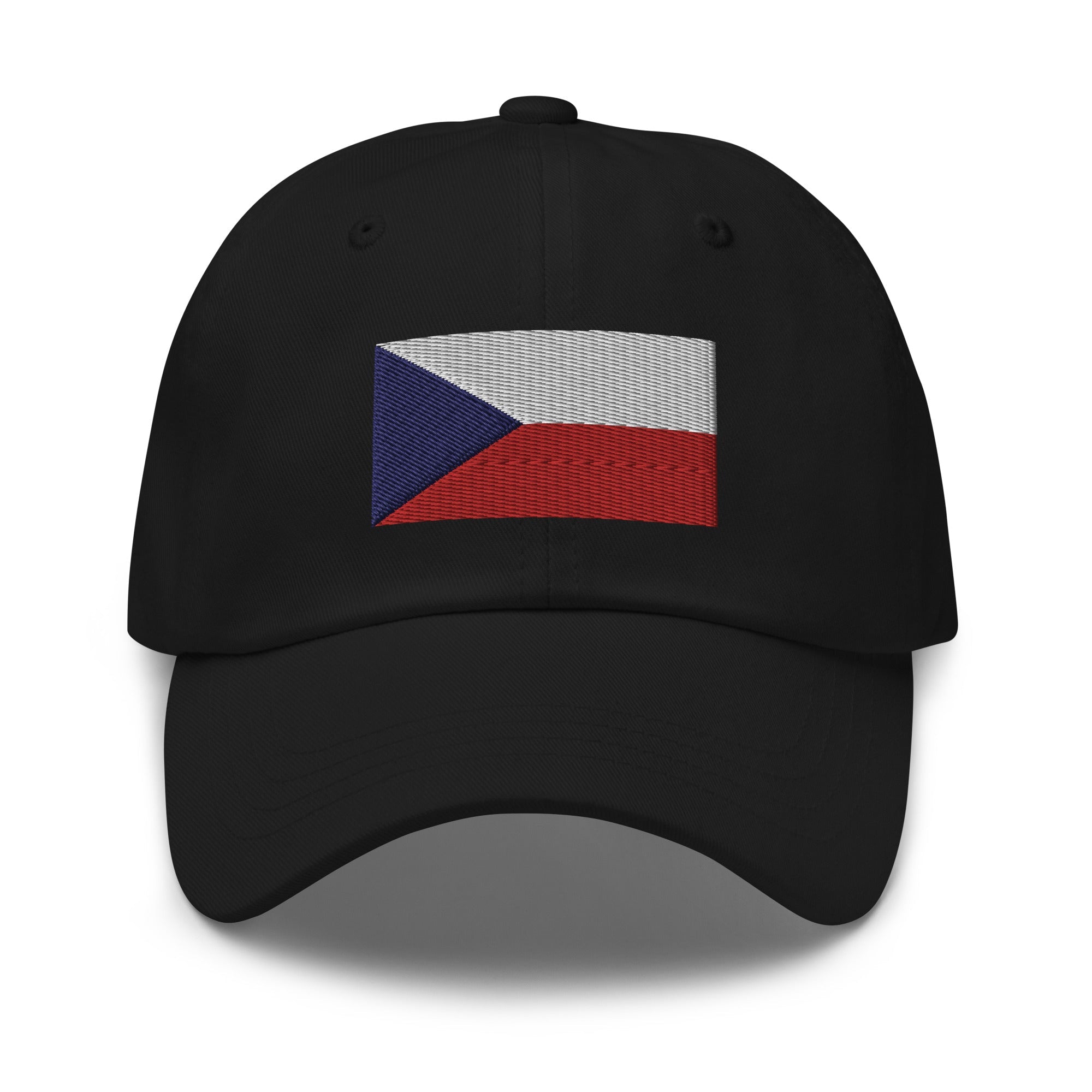 Czech Republic Flag Cap - Adjustable Embroidered Dad Hat