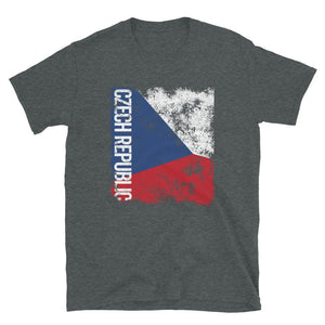 Czech Republic Flag Distressed T-Shirt