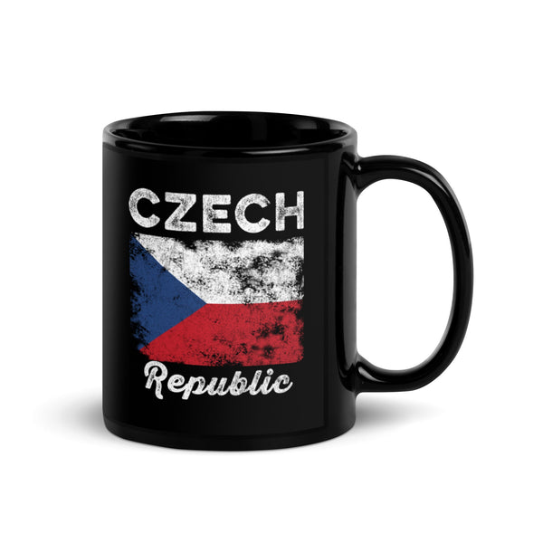 Czech Republic Flag Vintage - Czech Flag Mug