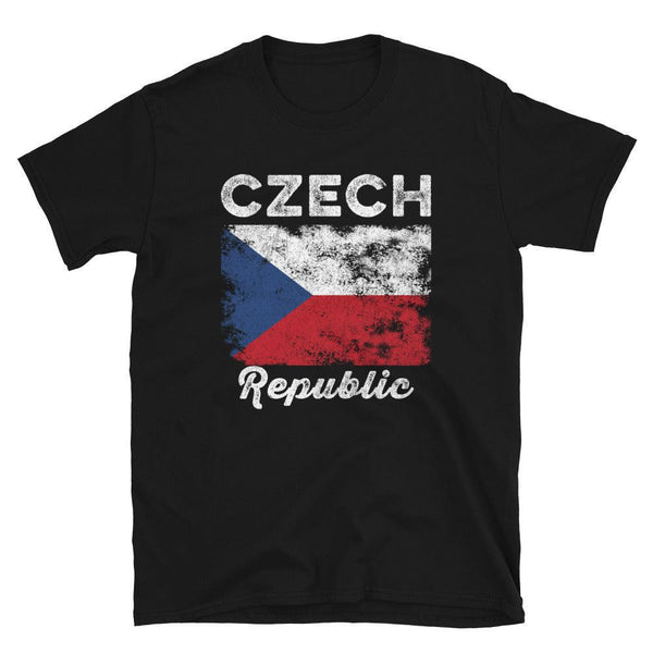 Czech Republic Flag Vintage - Czech Flag T-Shirt