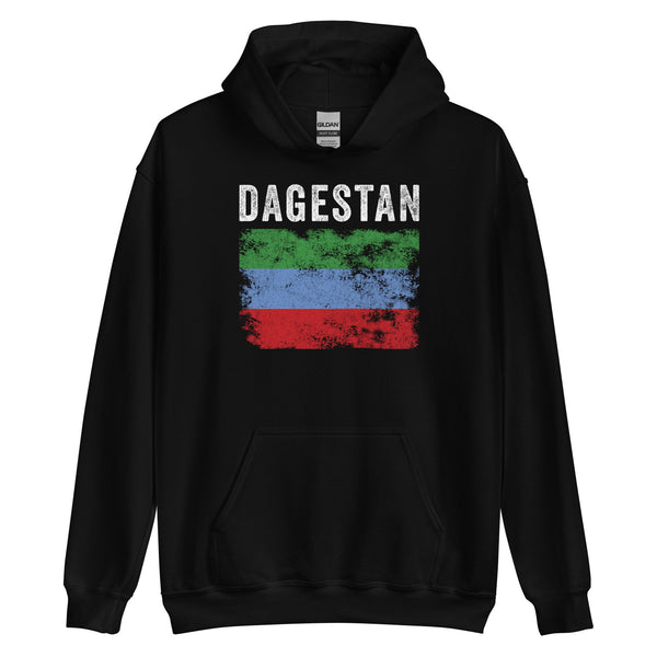 Dagestan Flag Distressed - Dagestan Flag Hoodie