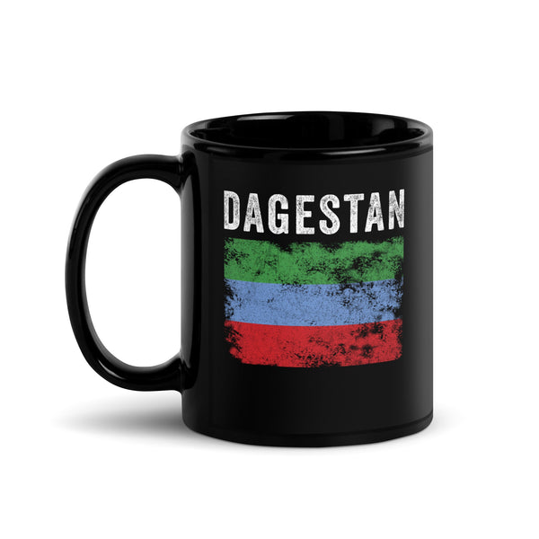 Dagestan Flag Distressed - Dagestan Flag Mug