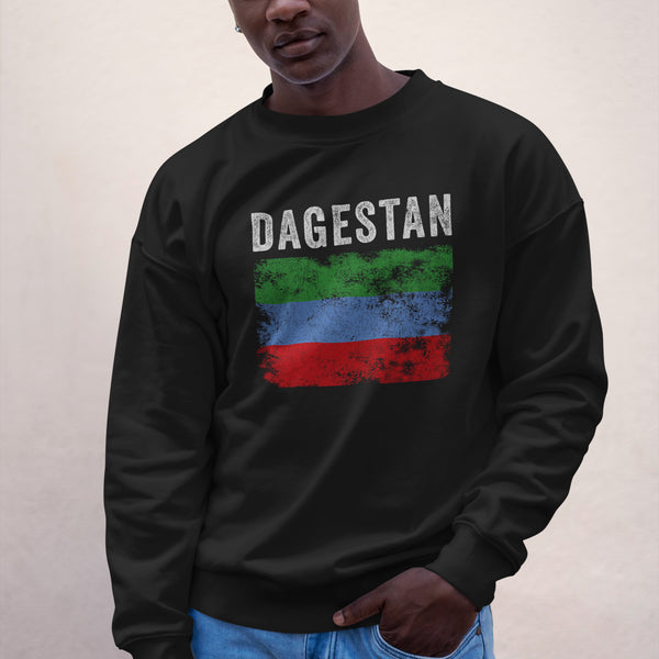 Dagestan Flag Distressed - Dagestan Flag Sweatshirt