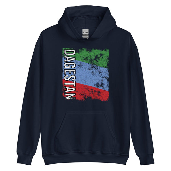 Dagestan Flag - Distressed Flag Hoodie