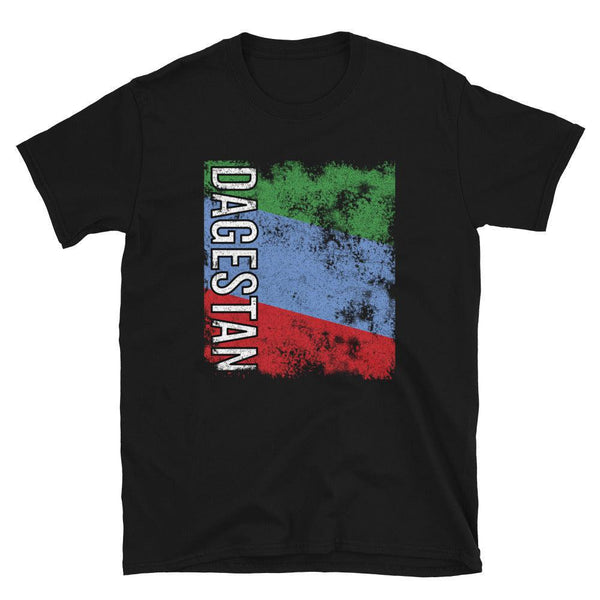 Dagestan Flag Distressed T-Shirt