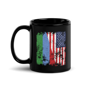 Dagestan USA Flag - Half American Mug