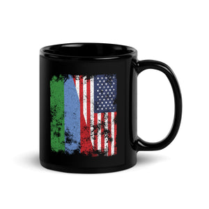 Dagestan USA Flag - Half American Mug