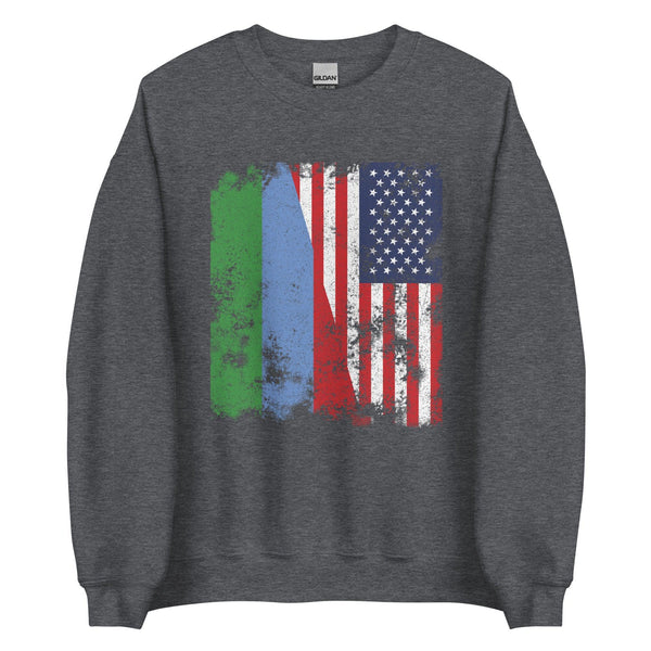 Dagestan USA Flag - Half American Sweatshirt