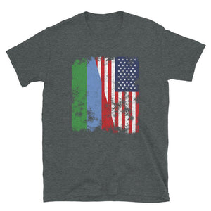 Dagestan USA Flag - Half American T-Shirt