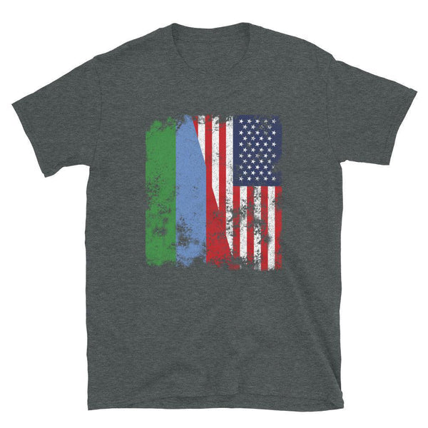 Dagestan USA Flag - Half American T-Shirt