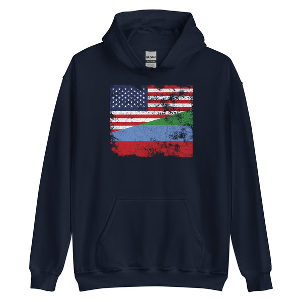 Dagestan USA Flag Hoodie