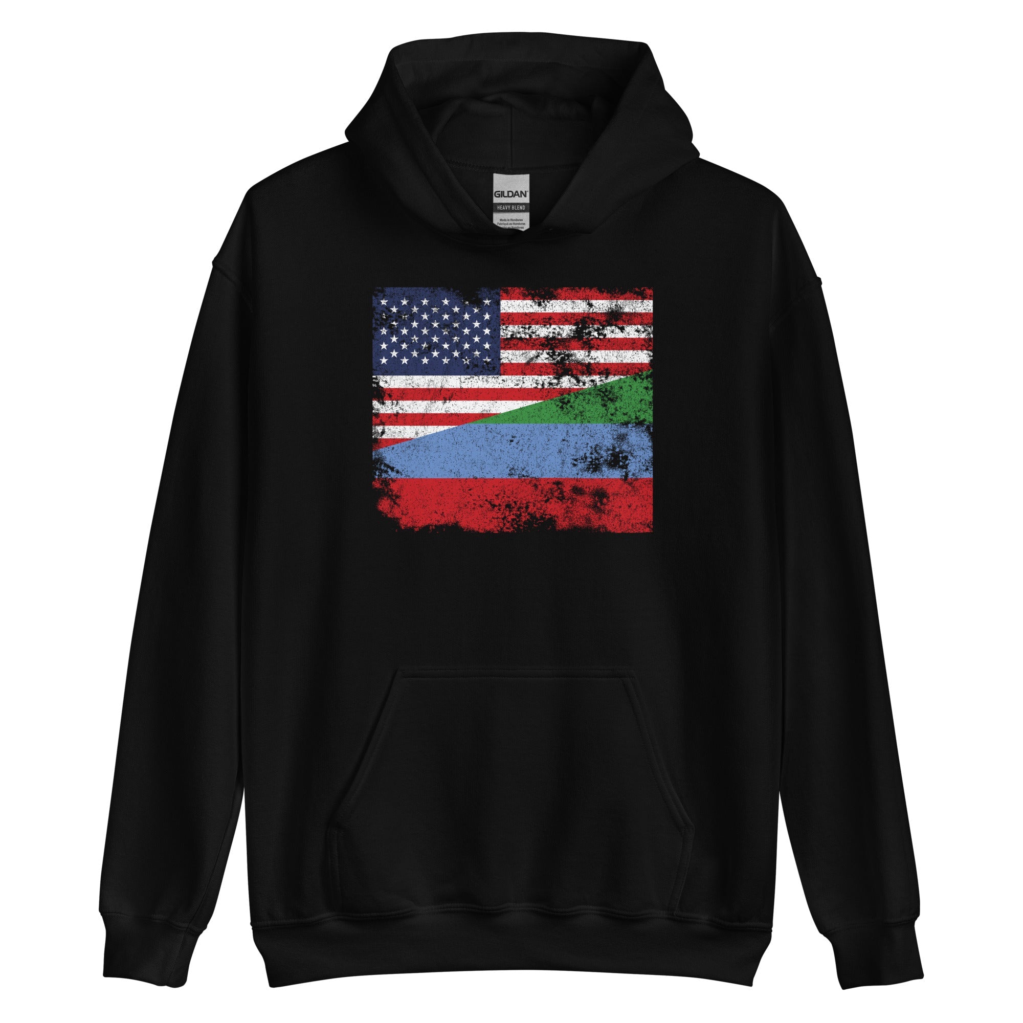 Dagestan USA Flag Hoodie