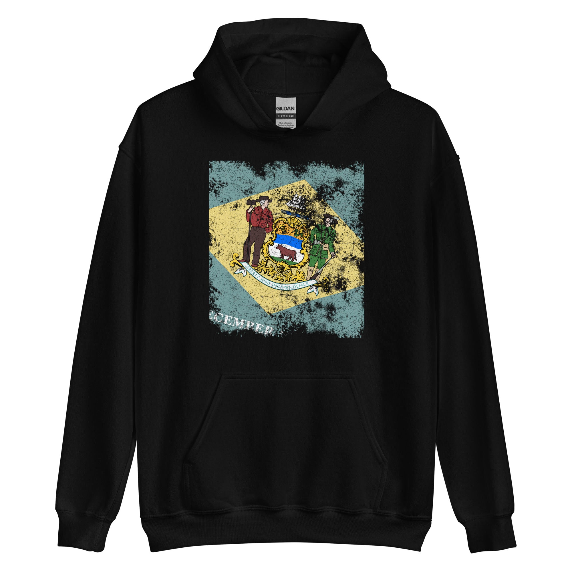 Delaware State Flag Hoodie