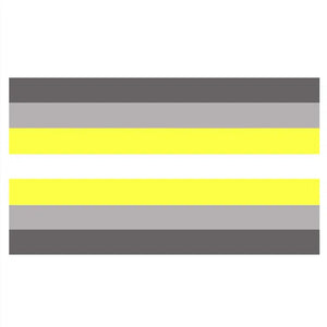 Demigender Pride Flag - 90x150cm(3x5ft) - 60x90cm(2x3ft) - LGBTQIA2S+