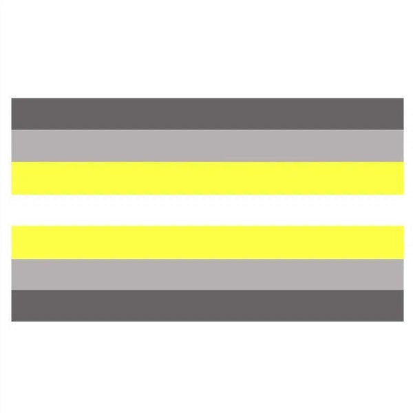 Demigender Pride Flag - 90x150cm(3x5ft) - 60x90cm(2x3ft) - LGBTQIA2S+