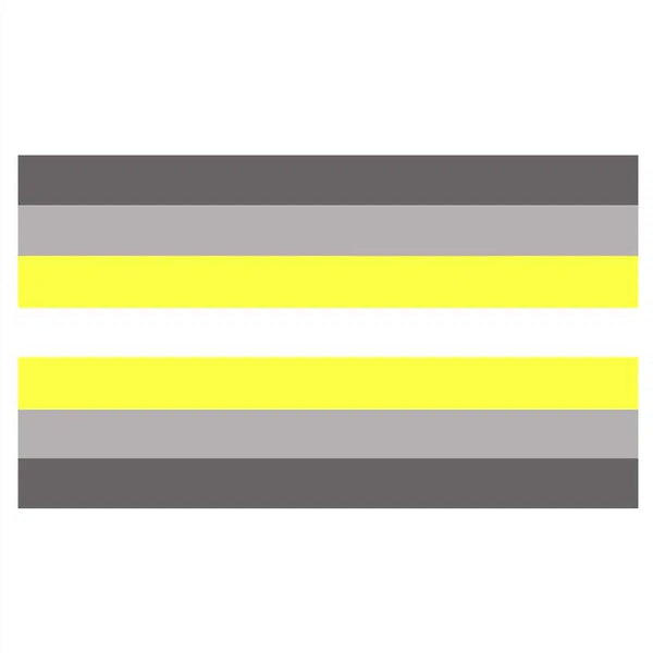 Demigender Pride Flag - 90x150cm(3x5ft) - 60x90cm(2x3ft) - LGBTQIA2S+