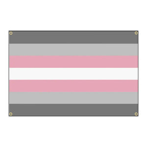 Demigirl Pride Flag - 90x150cm(3x5ft) - 60x90cm(2x3ft) - LGBTQIA2S+