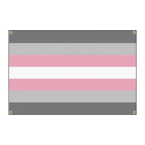Cờ kiêu hãnh Demigirl - 90x150cm(3x5ft) - 60x90cm(2x3ft) - LGBTQIA2S+