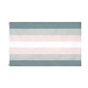 Cờ kiêu hãnh Demigirl - 90x150cm(3x5ft) - 60x90cm(2x3ft) - LGBTQIA2S+