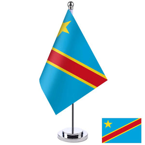 Democratic Republic of the Congo Desk Flag - Small Office Table Flag