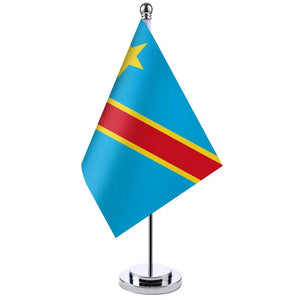 Democratic Republic of the Congo Desk Flag - Small Office Table Flag