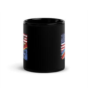 Democratic Republic of the Congo USA Flag Mug