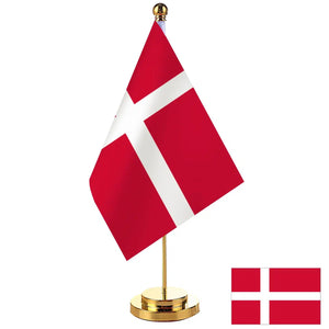 Denmark Desk Flag - Small Office Table Flag