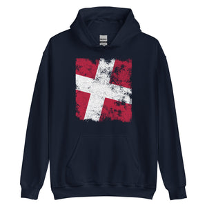 Denmark Flag Hoodie