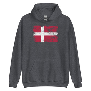 Denmark Flag Hoodie