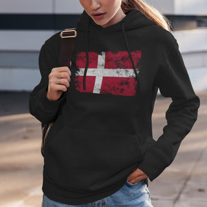 Denmark Flag Hoodie