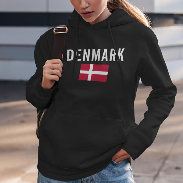 Denmark Flag Hoodie