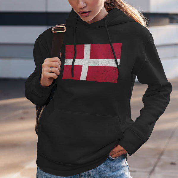 Denmark Flag Hoodie