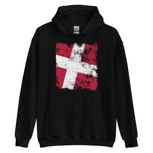 Denmark Flag Hoodie
