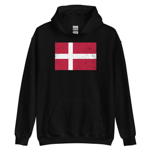 Denmark Flag Hoodie