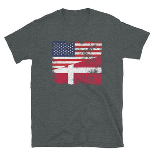 Denmark USA Flag T-Shirt