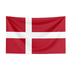 Denmark Flag - 90x150cm(3x5ft) - 60x90cm(2x3ft) - 120x180cm(4x6ft) - 150x240cm(5x8ft)